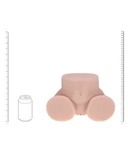 Thumbnail: Shots Xkin Rina Brooks Dual Entry Bodyforms Masturbator - Flesh - 5.4 lbs.