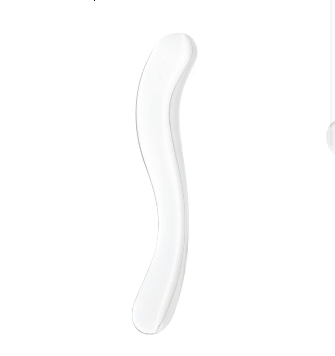 Clarity Celestial Curve Glass Dildo