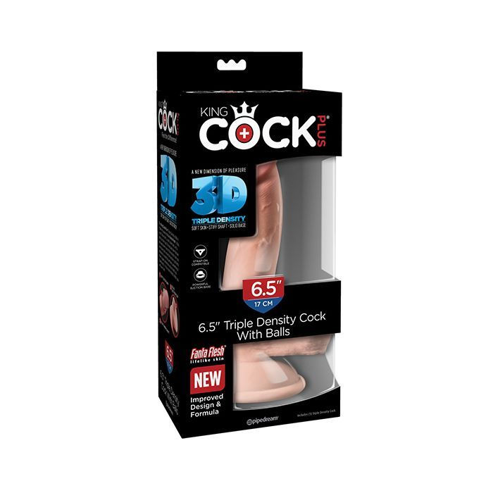 King Cock Plus 6.5" Triple Density Cock w/Balls