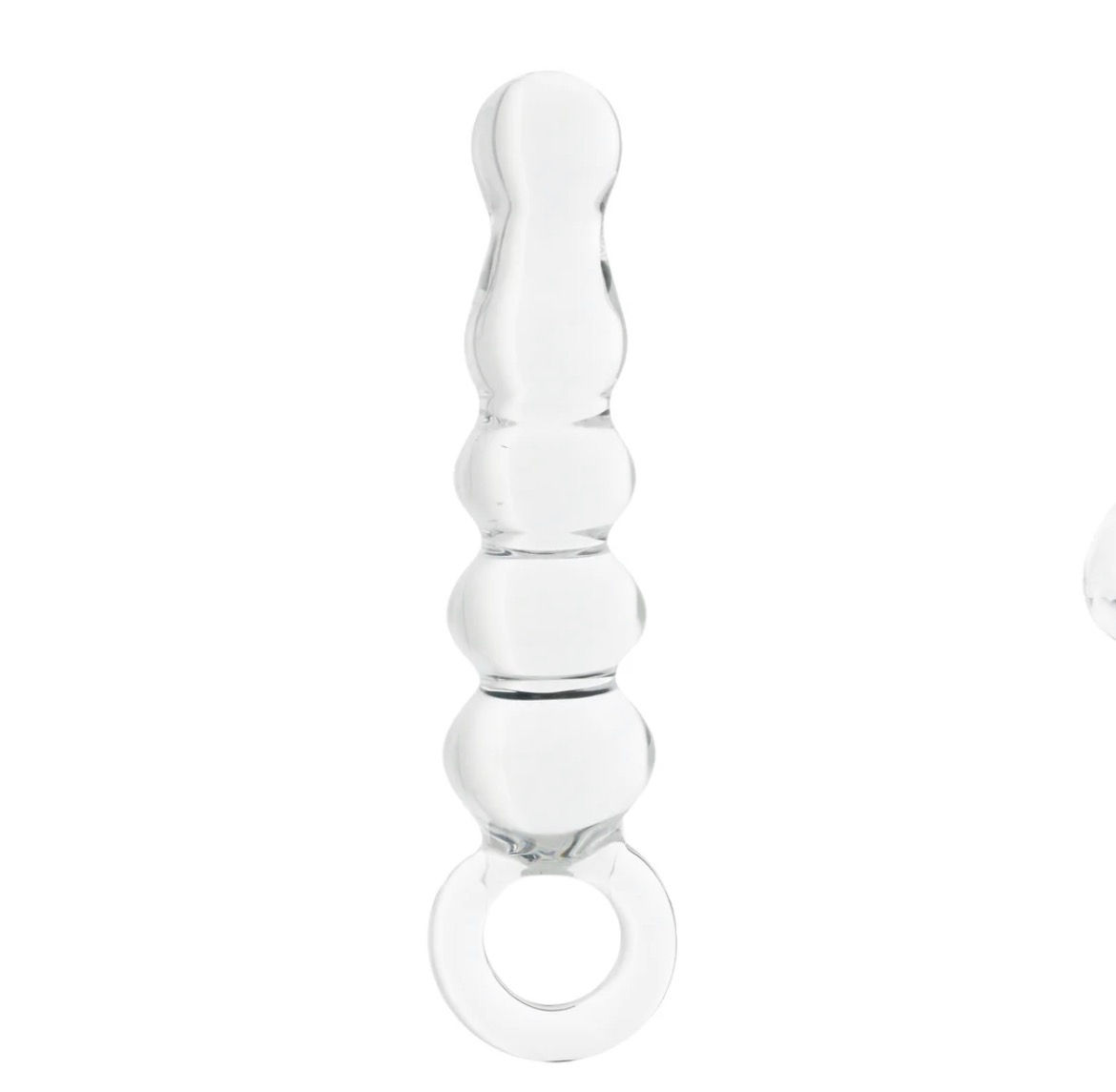 Clarity Hera's Tryst Beaded Glass Dildo