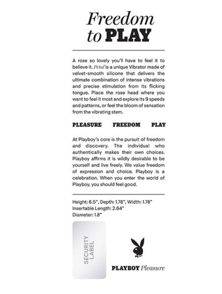 Thumbnail: Playboy Pleasure Petal Vibrator -Wild Aster
