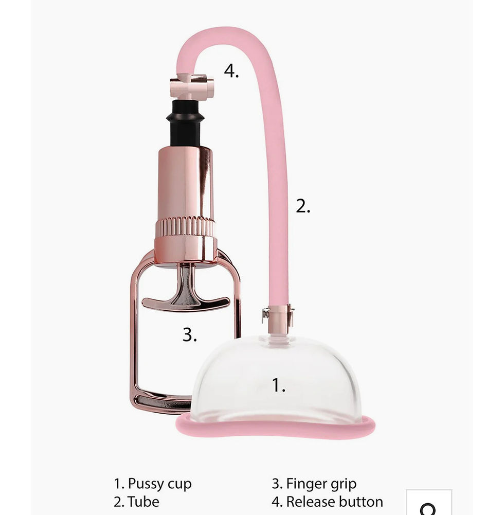Thumbnail: Pumped Rose Gold Pussy Pump