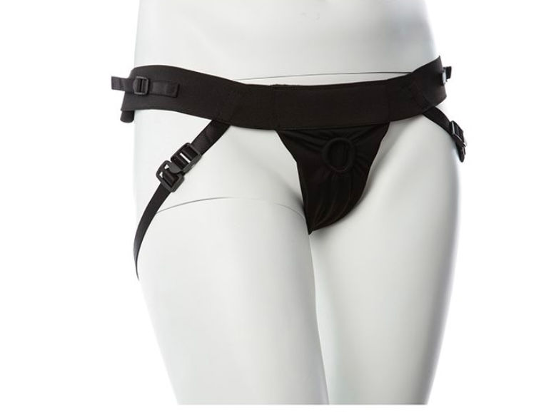 Thumbnail: Gender Fluid Johnnie Strap On Harness - Black