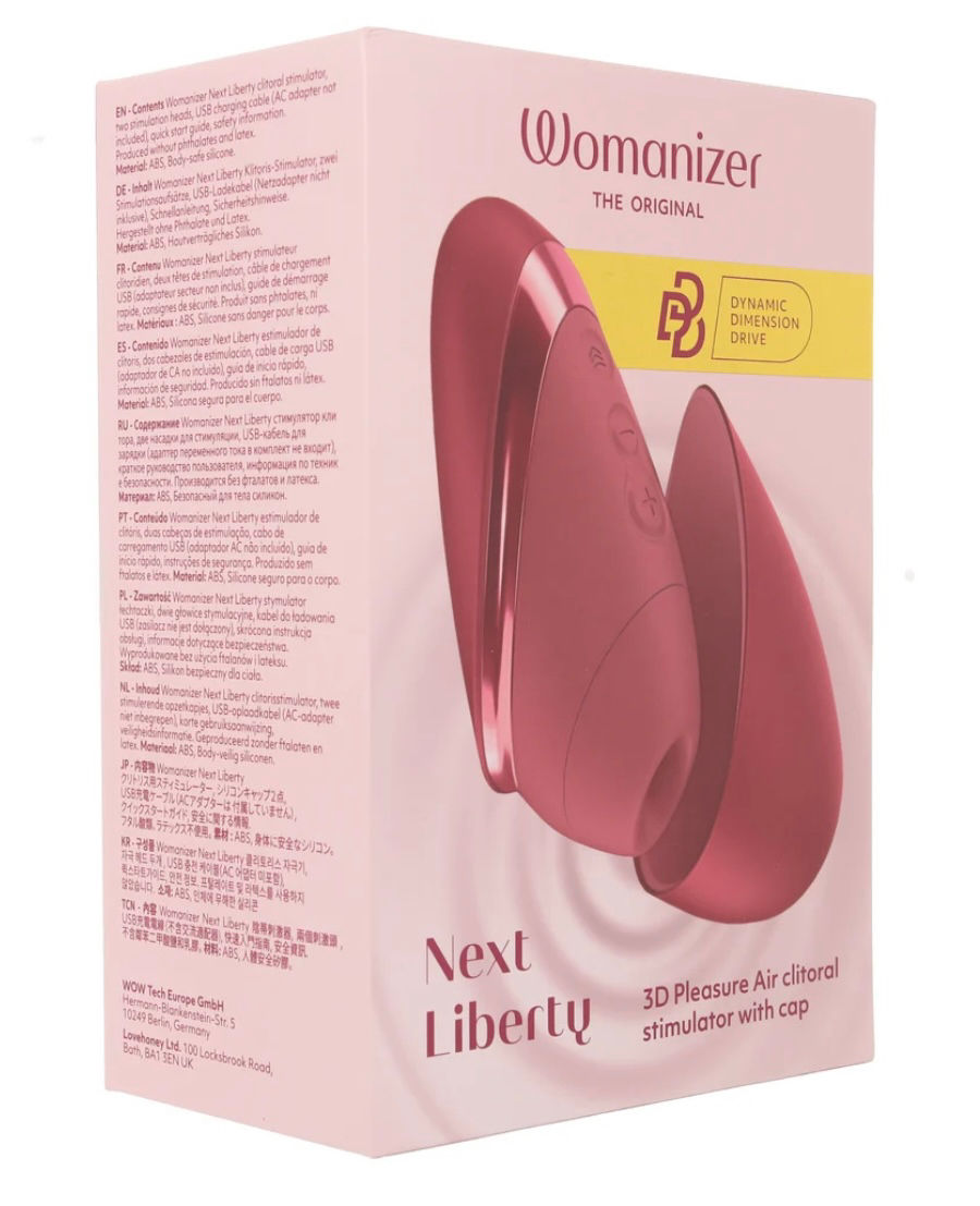 Womanizer Womanizer Next Liberty 3D Clitoral Stimulator in Bordeaux