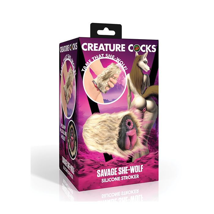Creature Cocks Savage She-Wolf Silicone Stroker