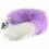 Thumbnail: FAUX PURPLE AND WHITE FOX TAIL WITH EARS ANAL PLUG SET