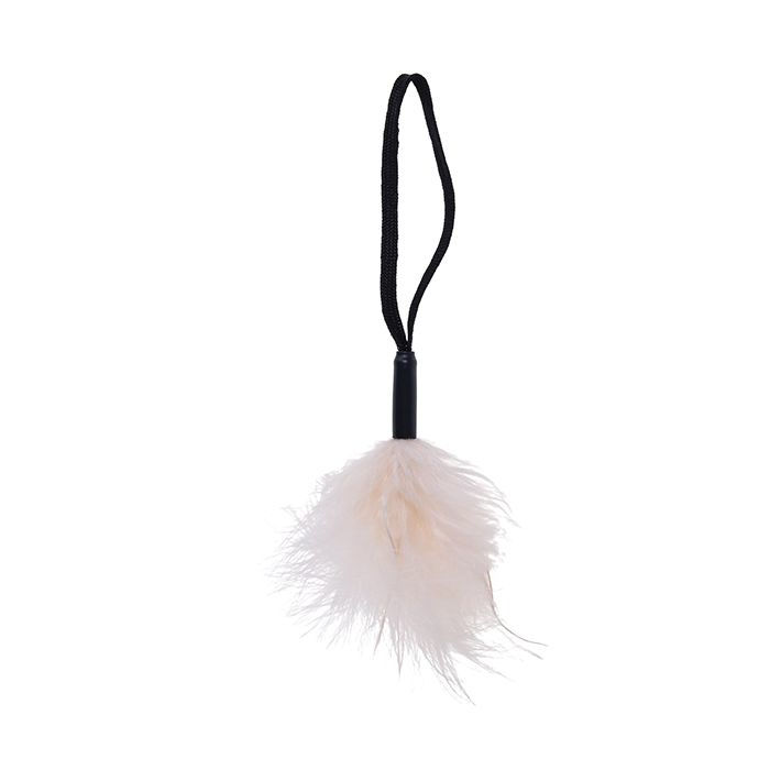 Sex & Mischief Peaches 'n CreaMe Wrist Feather Tickler - CreaMe