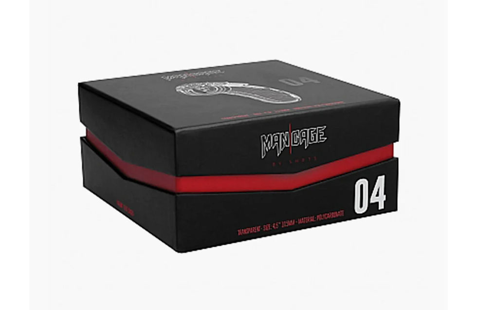 Model 4 Chastity 4.5" Transparent Cock Cage