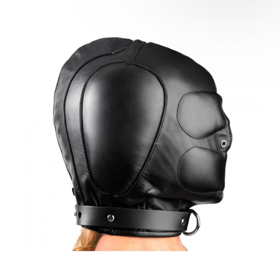 Thumbnail: Padded Leather Hood - M/L
