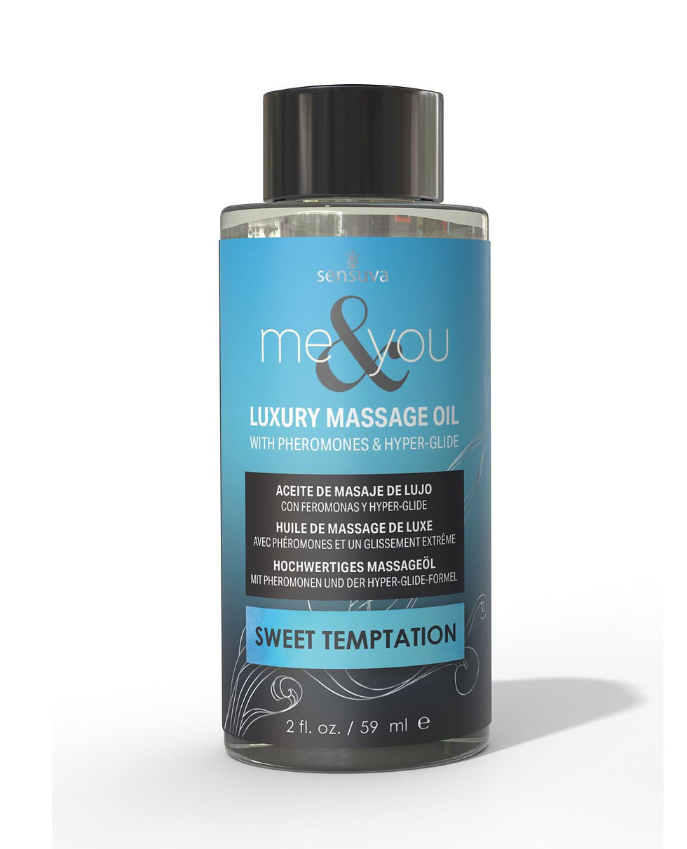 Sensuva Me & You Massage Oil - 2 oz Sweet Temptation