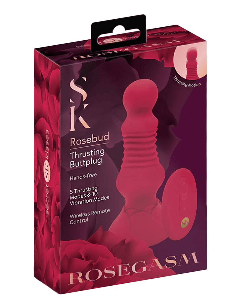Rosegasm Rosebud Remote Control Thrusting Plug