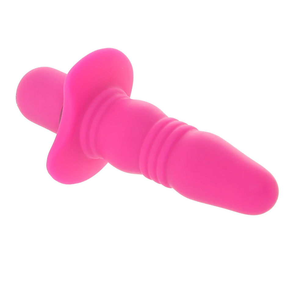 Thumbnail: CalExotics Booty Call Booty Buzz Vibrating Plug in Pink
