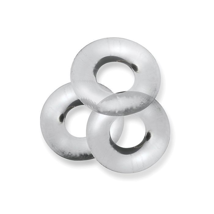 Thumbnail: Oxballs Fat Willy 3 Pack Jumbo Cock Rings - Clear