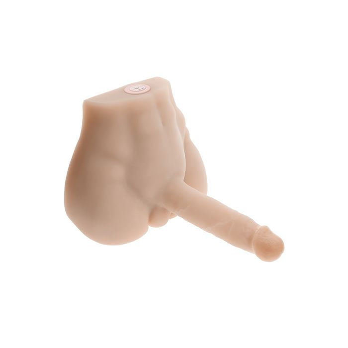 Thumbnail: Evolved Easy Rider Thrusting & Vibrating Life-Like Dildo - Light