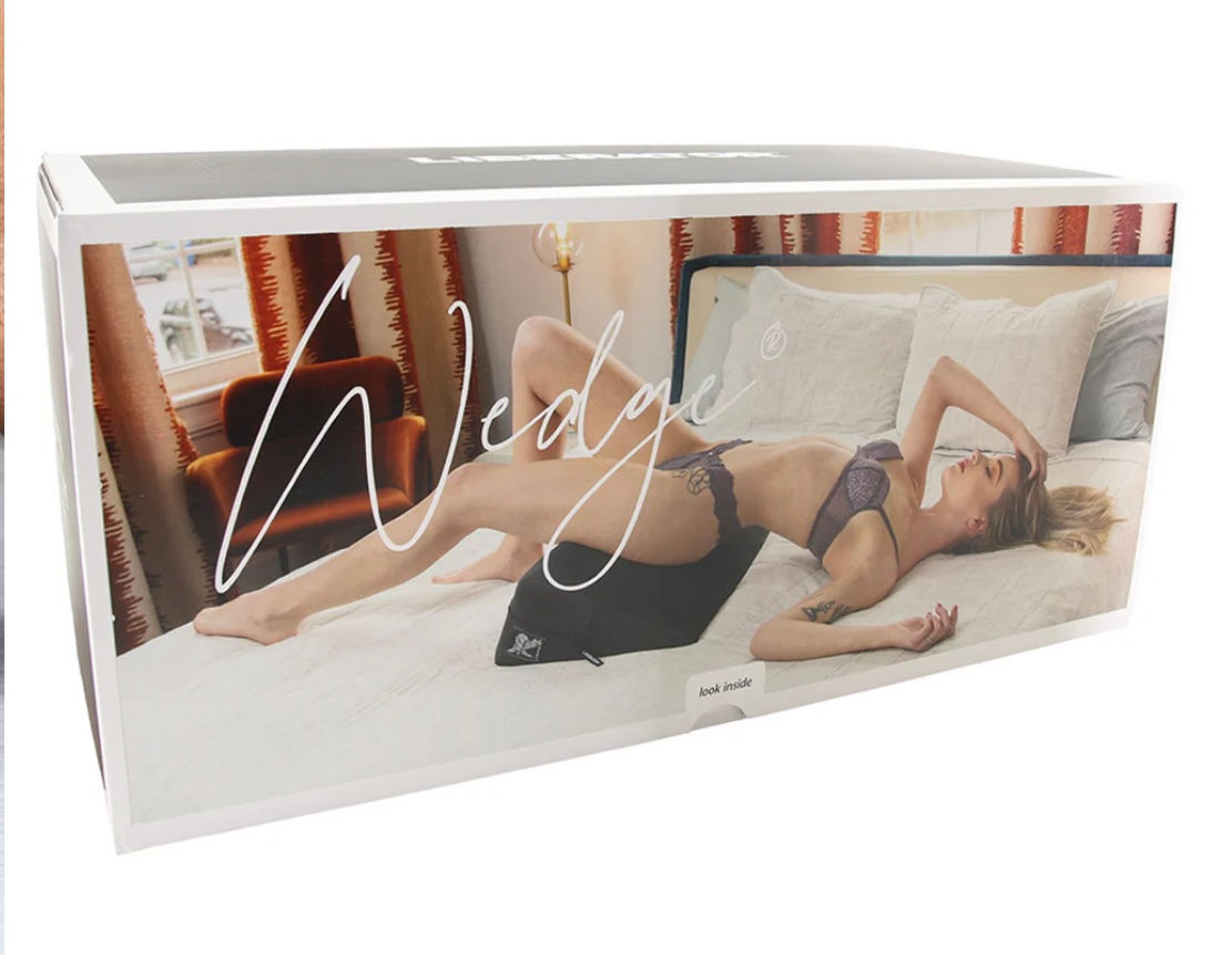 Liberator Wedge Sex Pillow in Velvet Black