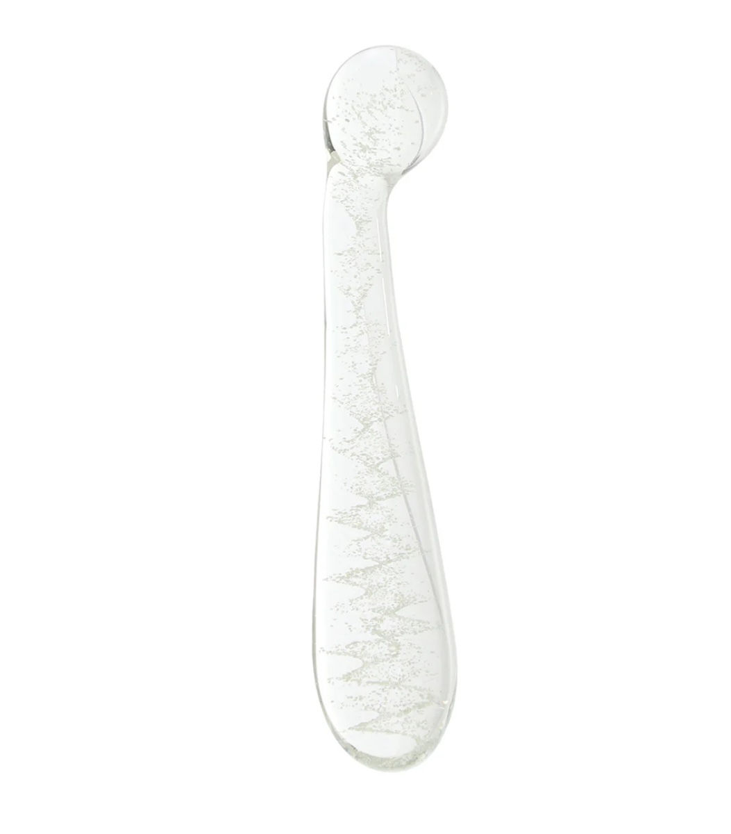 X-Gen Whipsmart Glow In The Dark Bulbous Glass Dildo