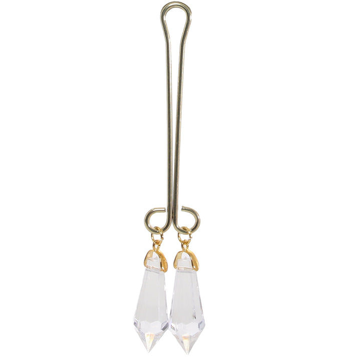 Thumbnail: Cleopatra Non-Piercing Clit Jewelry in Crystal Clear
