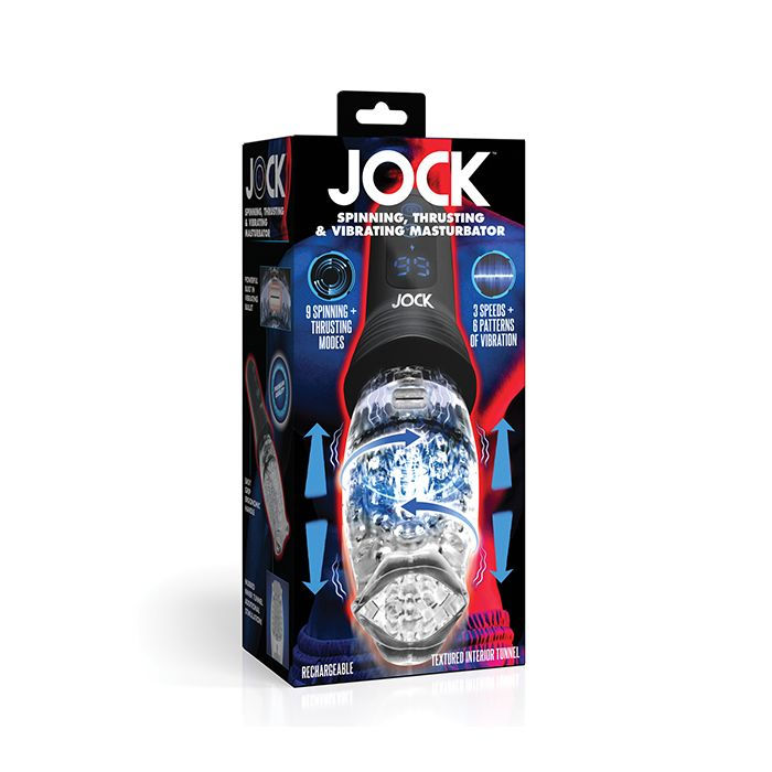 Curve Novelties Jock Spinning & Thrusting Masturbator