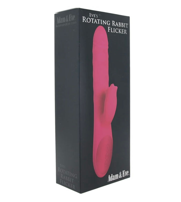 Evolved Novelties Eve's Rotating Rabbit Flicker Vibe in Pink