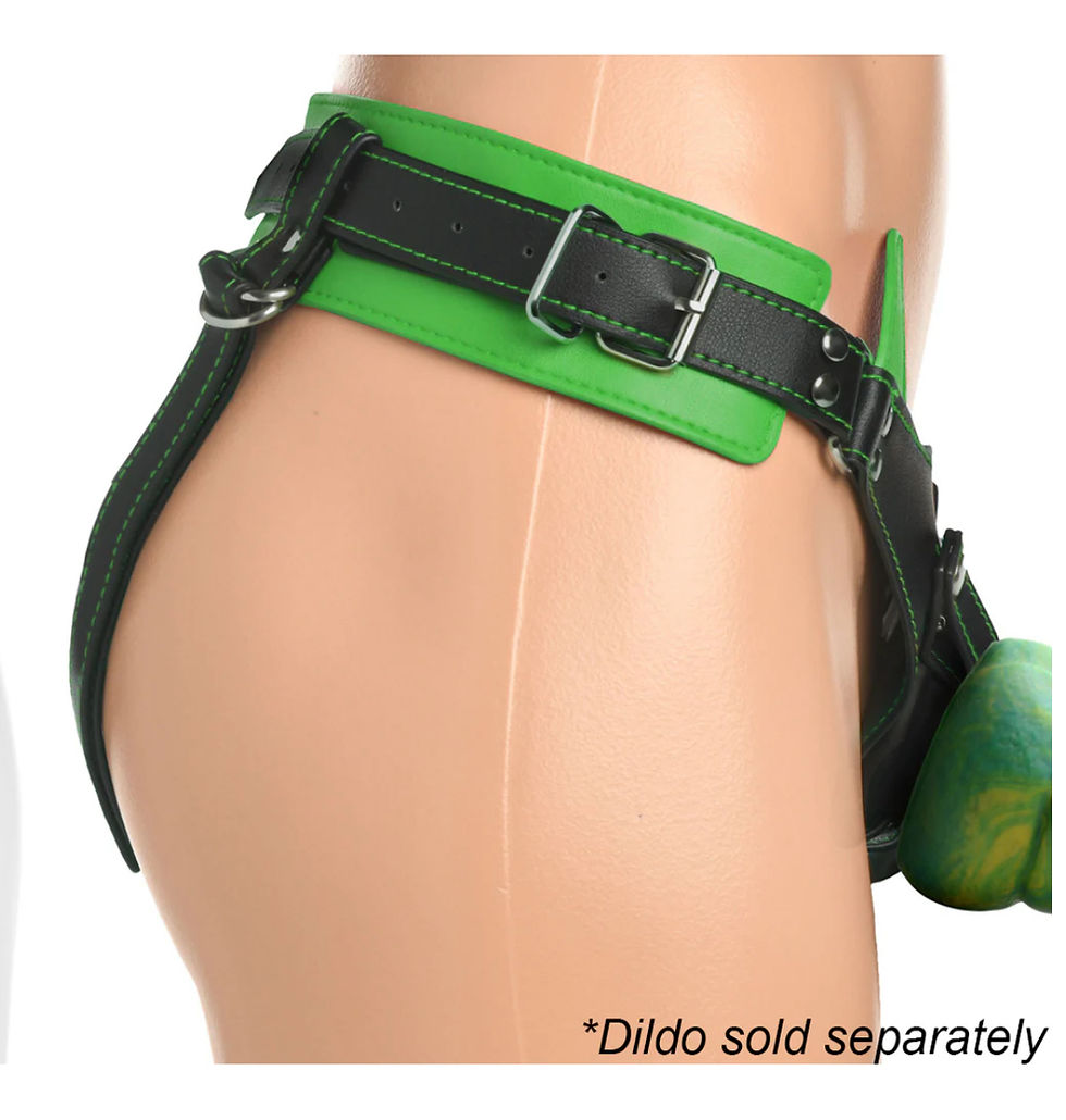 Thumbnail: XR Brands Creature Cocks Horny Play Strap-On Harness