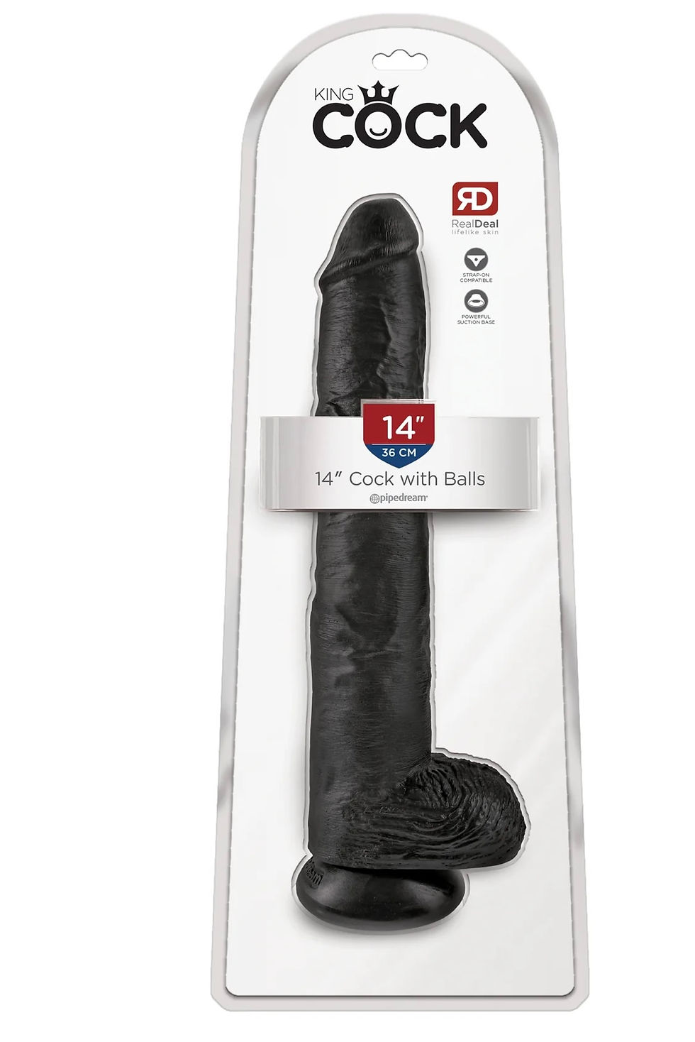 King Cock 14" Cock with Balls