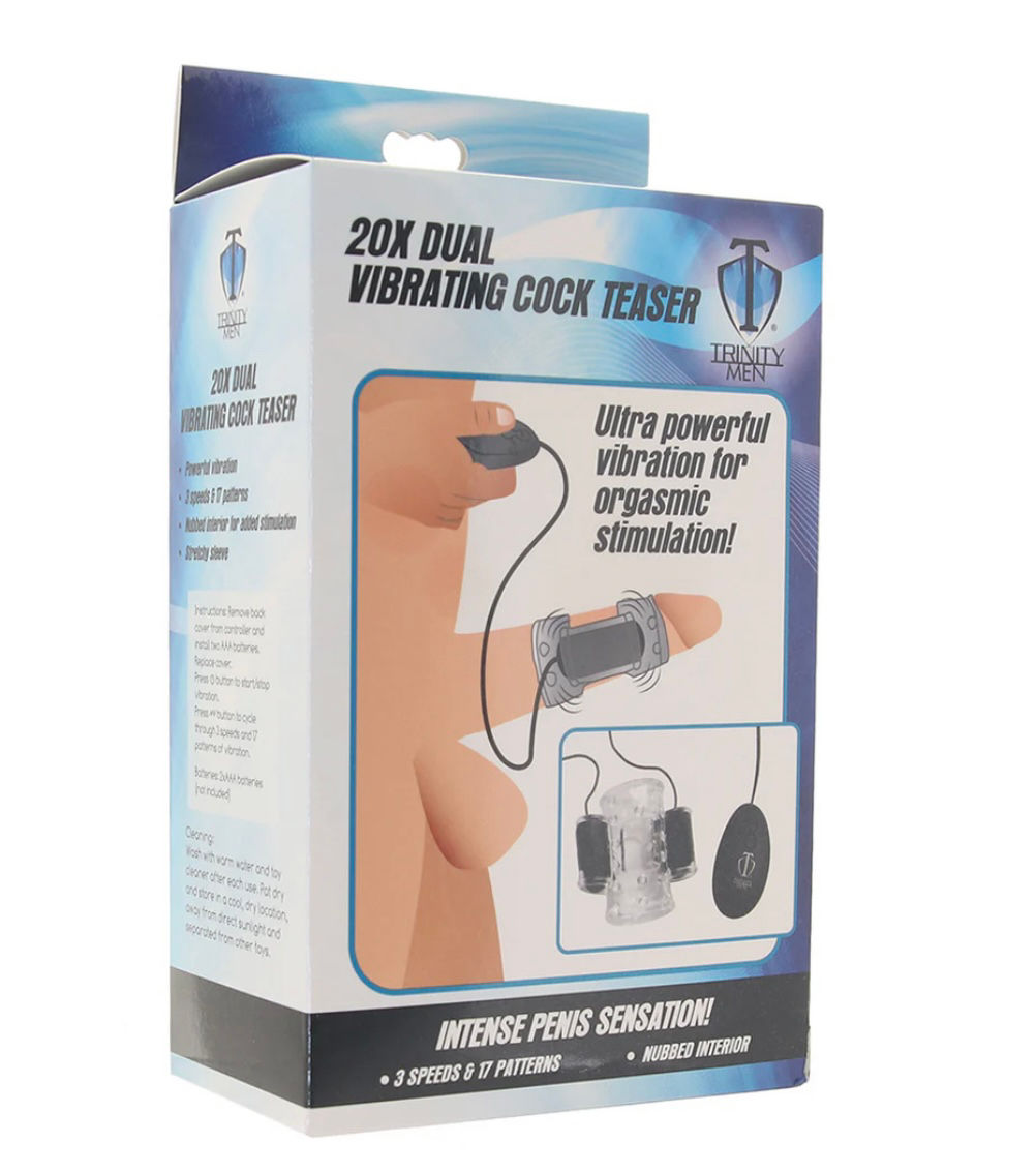 Trinity Vibes Trinity Men Dual Vibrating Cock Teaser