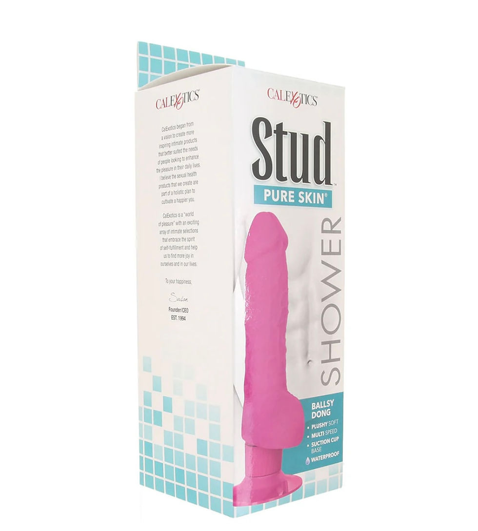 CalExotics Shower Stud Ballsy Vibe in Pink