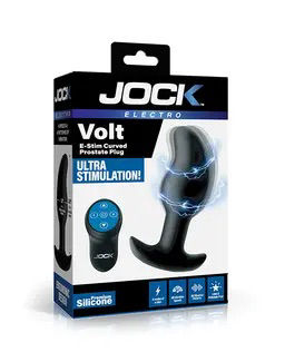 Curve Toys Jock Electro Volt E-Stim Curved Prostate Plug