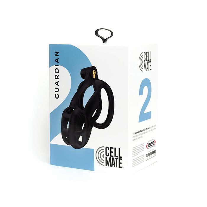 NO ETA Sport Fucker Cellmate Guardian Chastity Cage - Size 2 Black