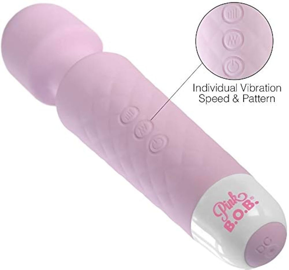 Thumbnail: Pink B.O.B - Lust Rechargeable Wand