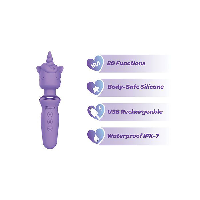 Thumbnail: Dreamii Powerful Unicorn Wand - Lilac Whirl