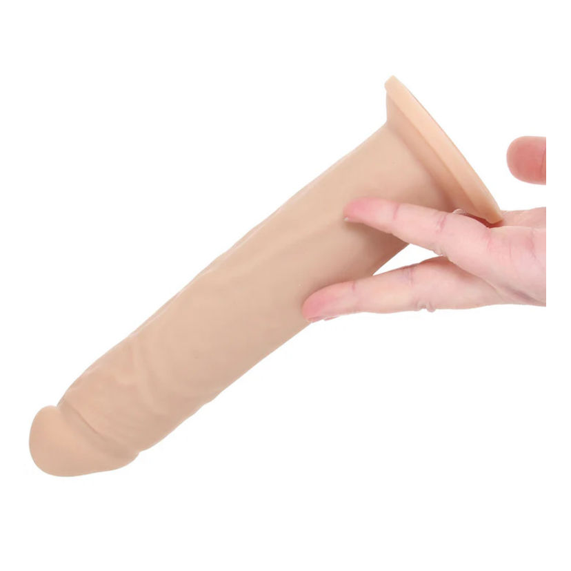 Thumbnail: Doc Johnson SILEX-D 9 Inch Ultra Soft Model 2 Dildo in Vanilla