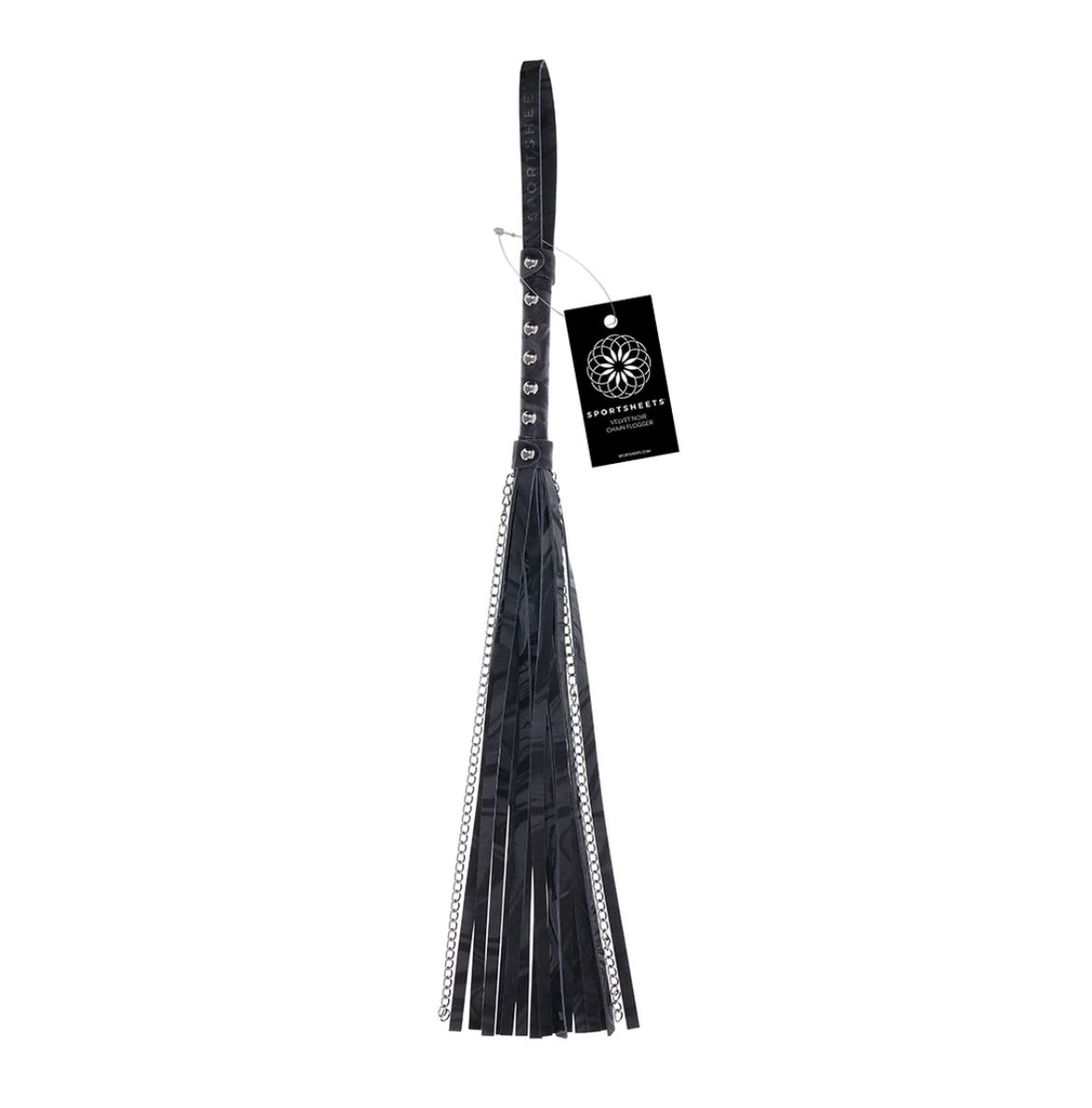 Sportsheets Velvet Noir Chain Flogger