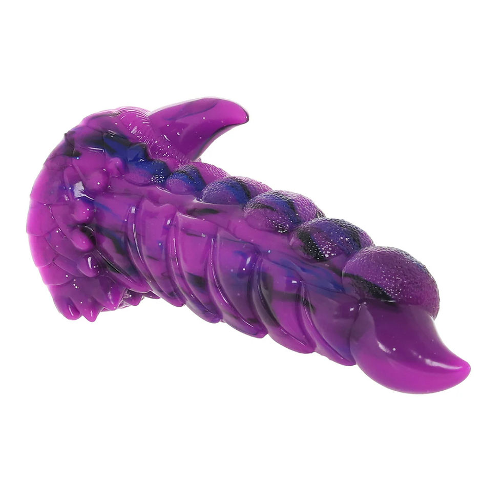 Thumbnail: Hott Products Monster Romance Hydra Nymph Dildo with Bullet Vibe