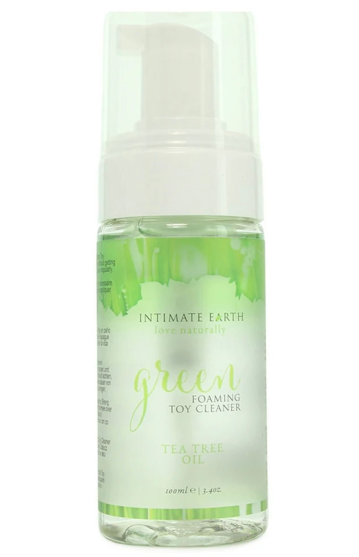 Intimate Earth Green Foaming Toy Cleaner in 3.4oz/100ml