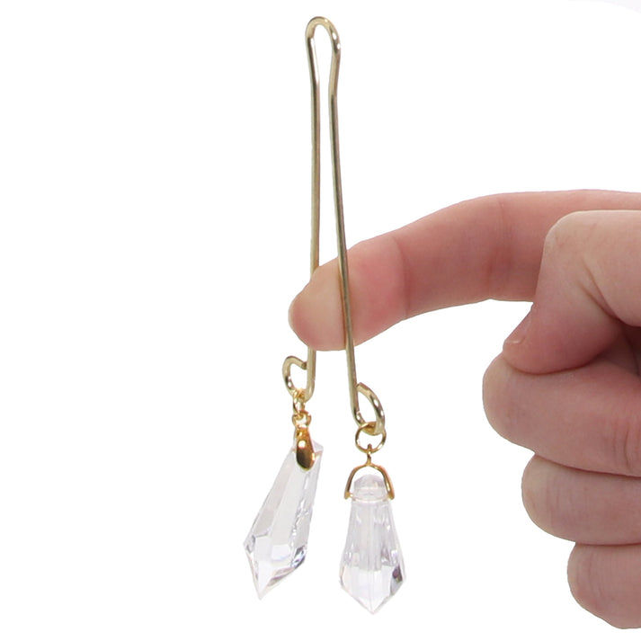 Cleopatra Non-Piercing Clit Jewelry in Crystal Clear