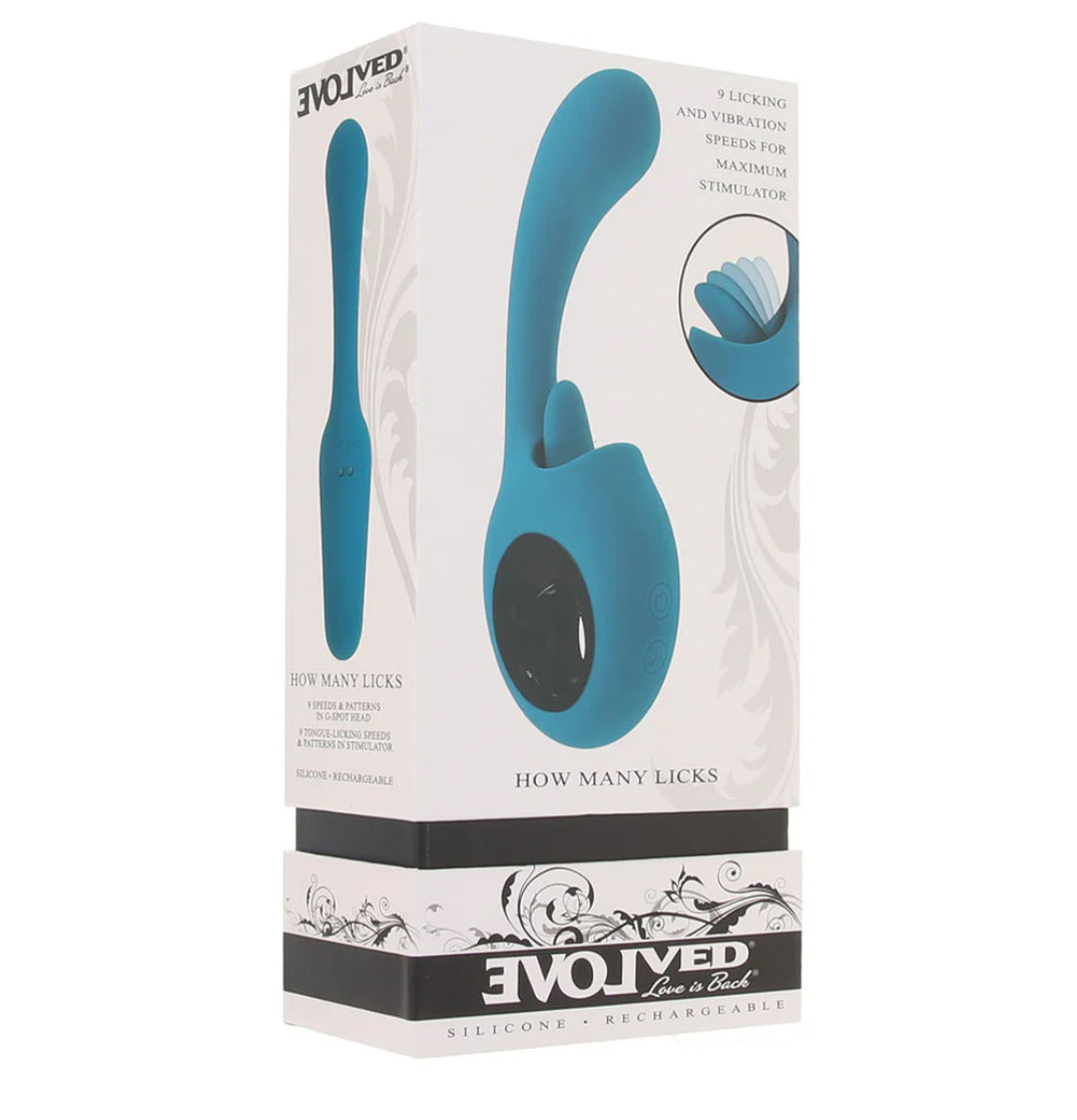 Evolved Novelties How Many Licks Flicking G-Spot Vibe