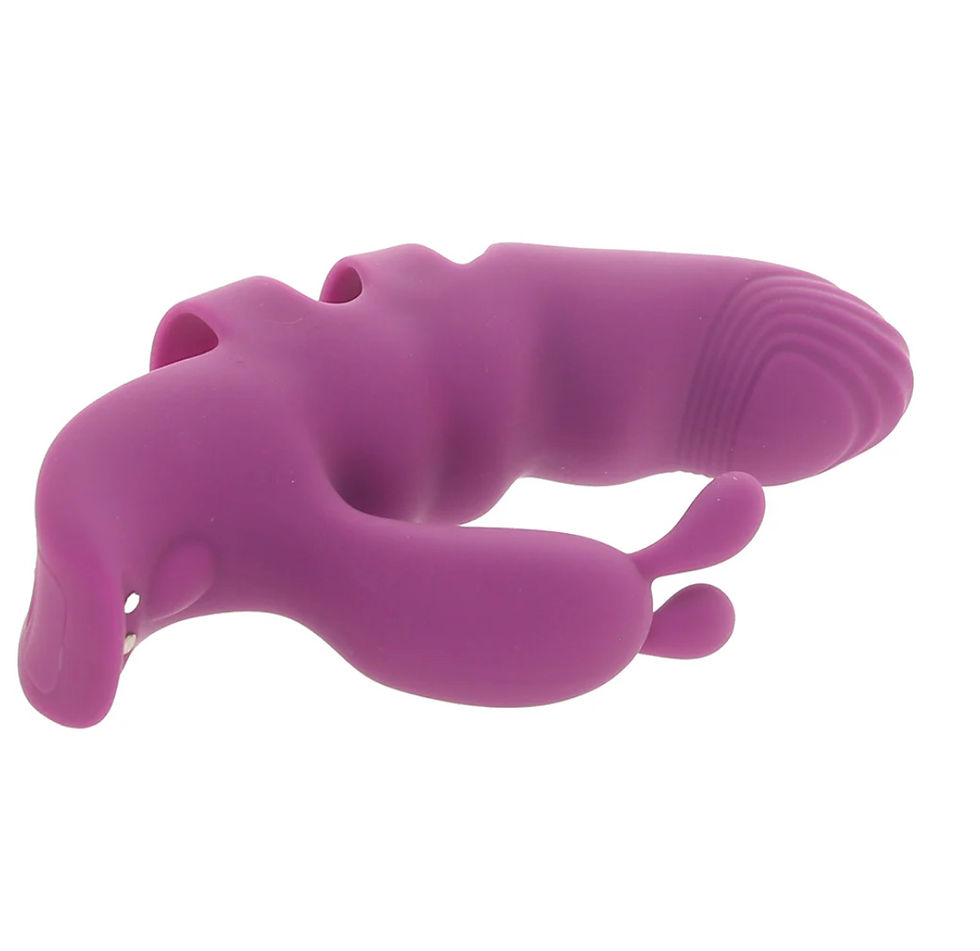 Thumbnail: Evolved Novelties Playboy Lend A Hand Finger Vibe 