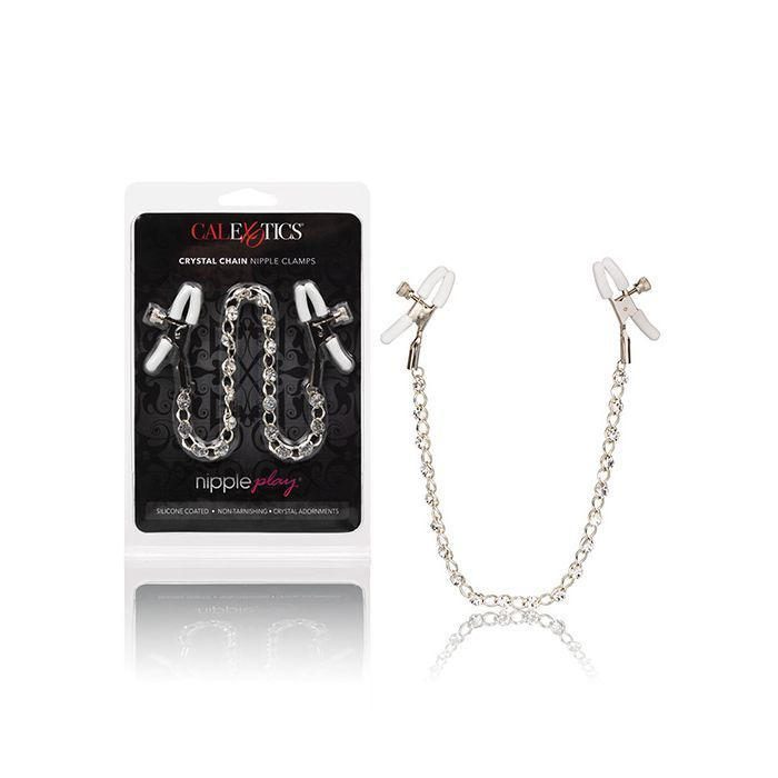 Nipple Play Crystal Nipple Clamps - Clear