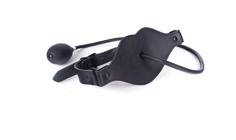 Thumbnail: Spartacus Inflatable Dildo Gag with hand pump