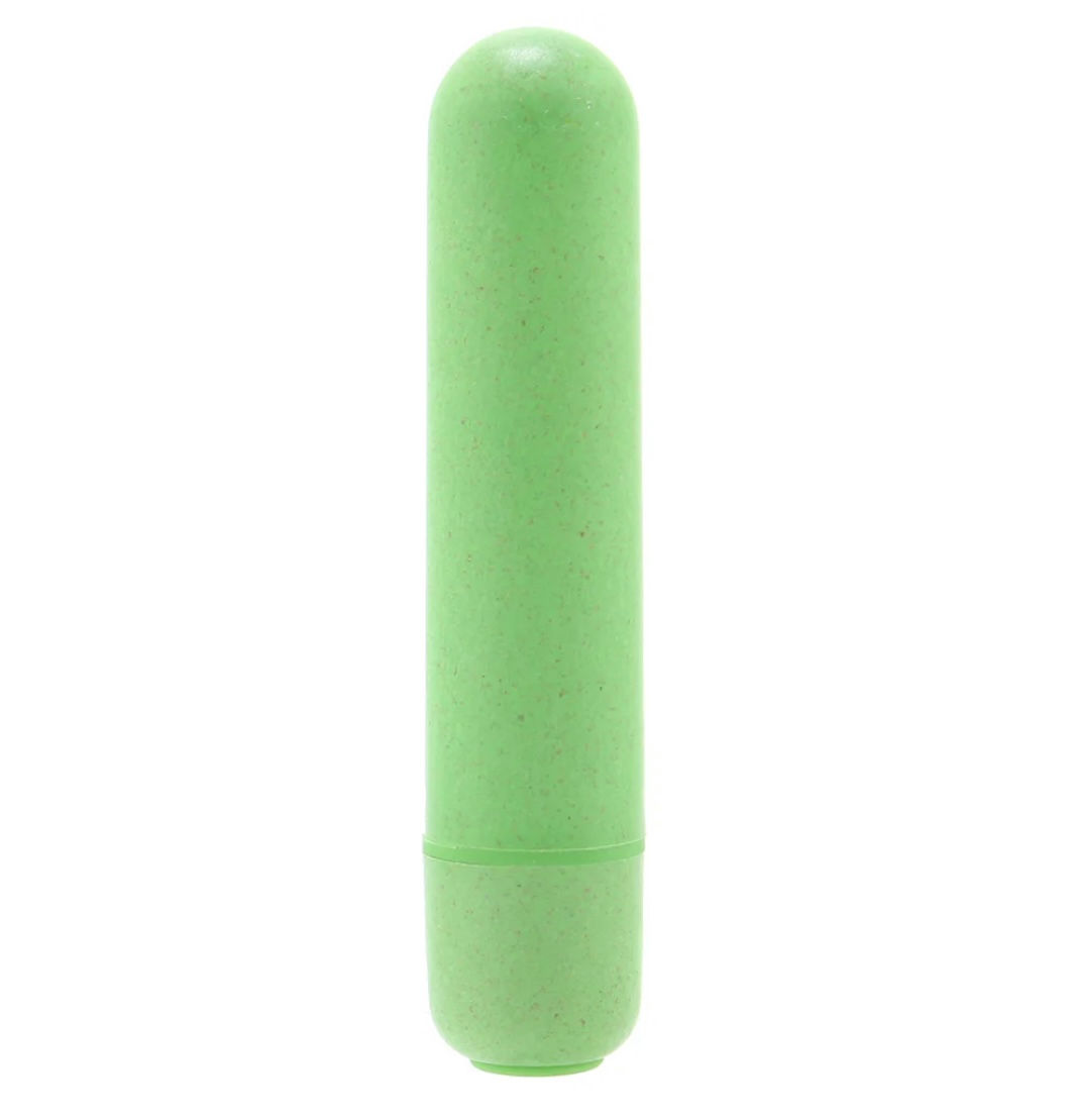 Blush Gaia BioFeel Biodegradable Bullet Vibe in Green