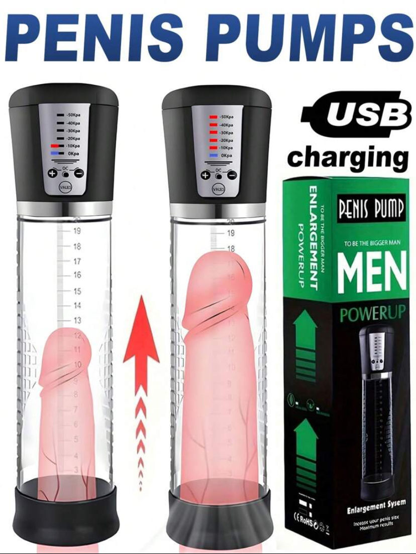 Thumbnail: 1pc Penis Exercise Toy Male Masturbator, Men's Sex Toys Penis Pump Male Adult To