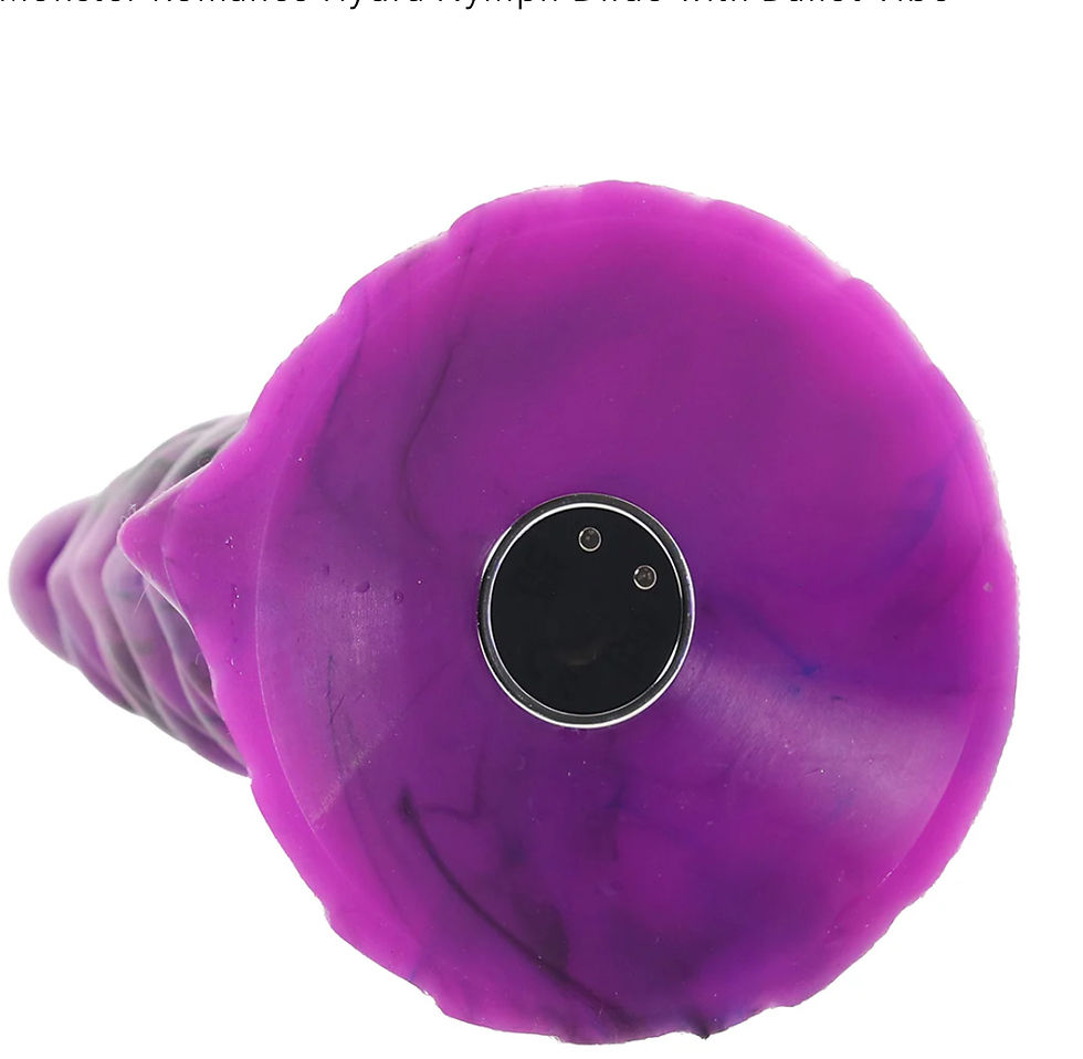 Thumbnail: Hott Products Monster Romance Hydra Nymph Dildo with Bullet Vibe