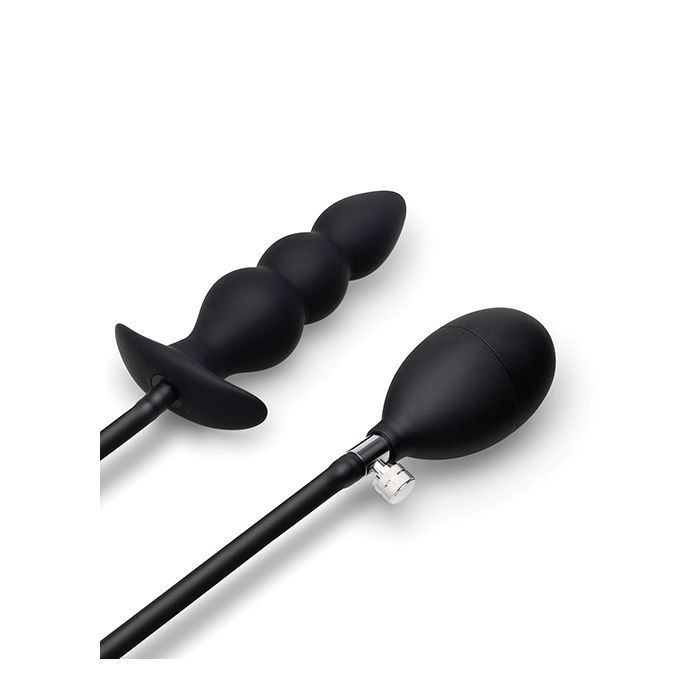 Thumbnail: b-Vibe Beaded Inflatable Anal Plug w/Hand Pump