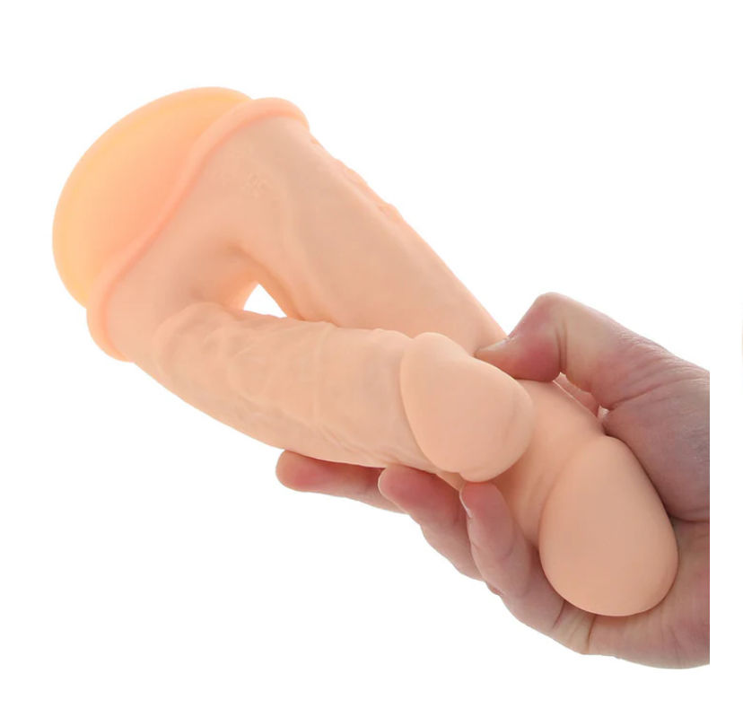 Thumbnail: Doc Johnson SILEX-D Model 1 Double Penetrator Dildo Vibe in Vanilla