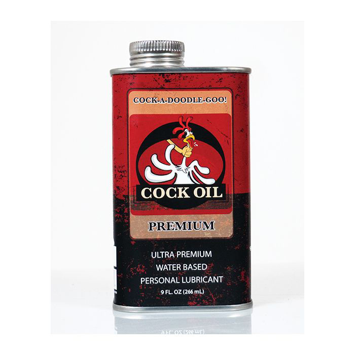 Cock Oil Water Based Lubricant - Metal Can 9 oz