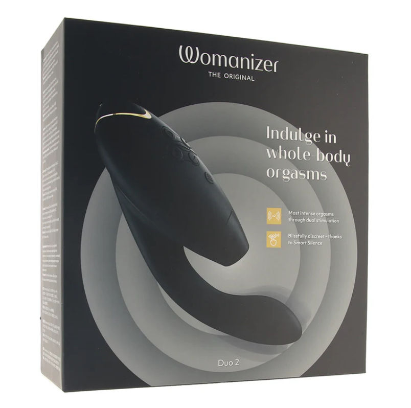 Womanizer Duo 2 Clitoral & G-Spot Stimulator in Black