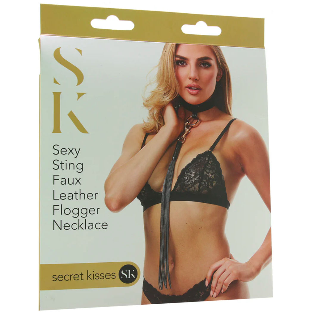 X-Gen Secret Kisses Sexy String Flogger Necklace