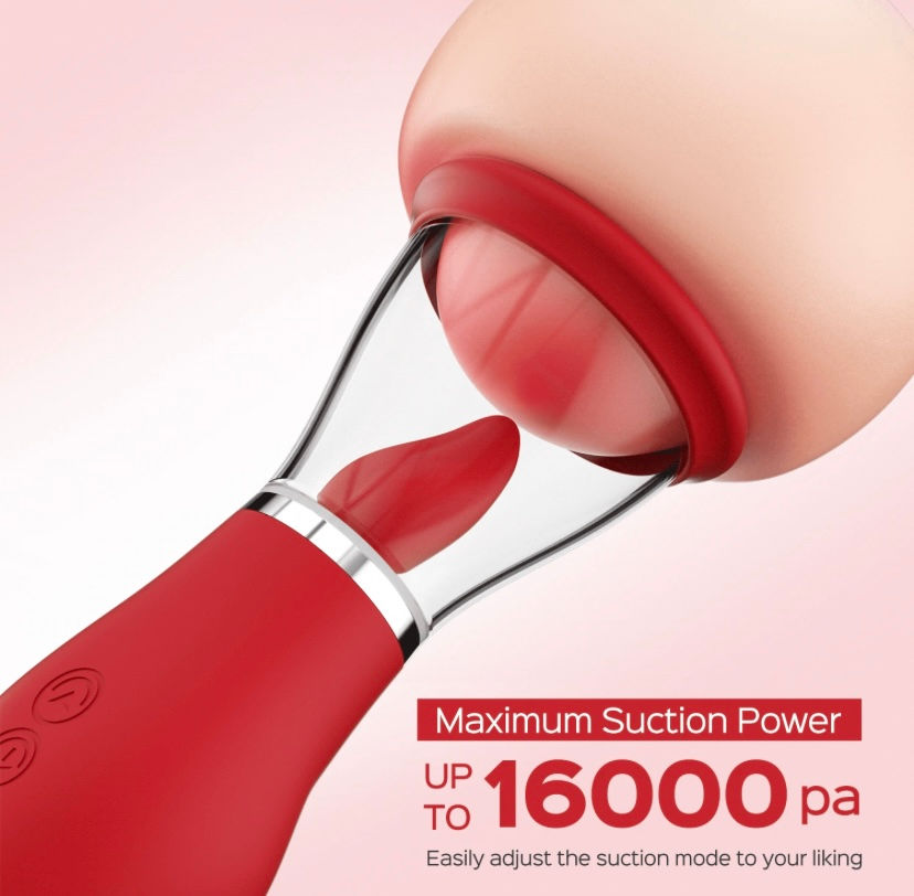 Thumbnail: THE EMPRESS Clit Licking & Sucking Stimulator with Wand Massager