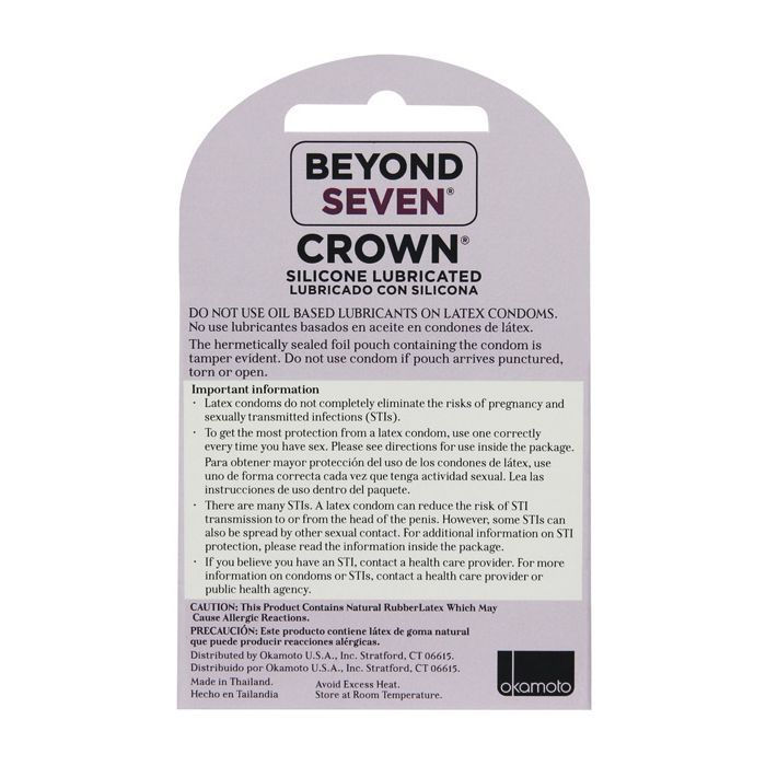 Thumbnail: Crown Lubricated Condoms - Box of 3